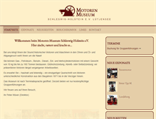 Tablet Screenshot of motoren-museum.com
